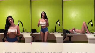 Leaked camilla Araujo teasing in hot naked tease video