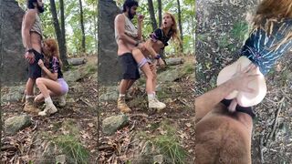 Zoey Luna's steamy forest sex tape leaked - watch her ride and get pounded in POV