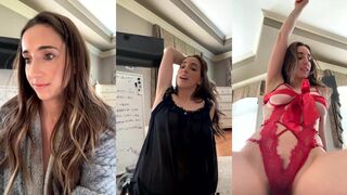 Christina Khalil's leaked video - watch her take a naked ride in topless fashion!