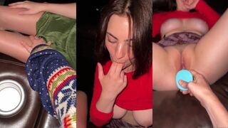 Leaked Movie theatre sex tape featuring Itsmecat & her hot tits