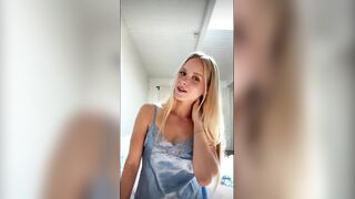 Caroline Zalog's OnlyFans leak footage of her getting naked & hot in Livestream video