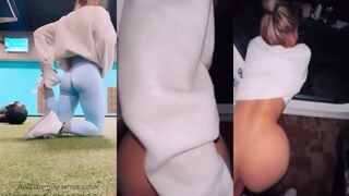 Leaked Gym Sex Tape: Onlyfans gets her naked boobs and ass fucked hard