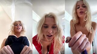 Ashley Matheson's Live JOI video leaked, featuring her naked tits, boobs, and pussy