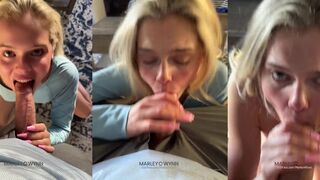 Leaked Marley Wynn's BJ in this Porn Video - OnlyFans can see it!