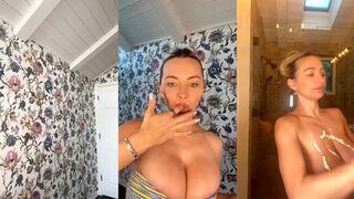 Lindsey Pelas gets down and dirty with her Creamy banana in a steamy Leaked Video