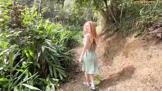 BrazilianBastrips and sucks a guy off and also got her ass destroyed in the forest leaked onlyfans video