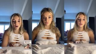 Watch Breckie Hill's hot blonde celebrity look in leaked Onlyfans video