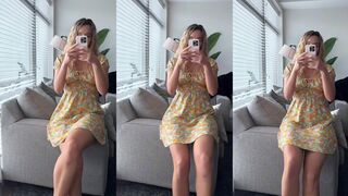 Kirstentoosweet records herself in a hot POV video for Leaks fans