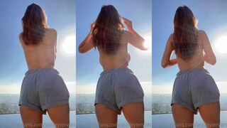 Ashley Tervort is a naughty only-girl who loves teasing you with her body